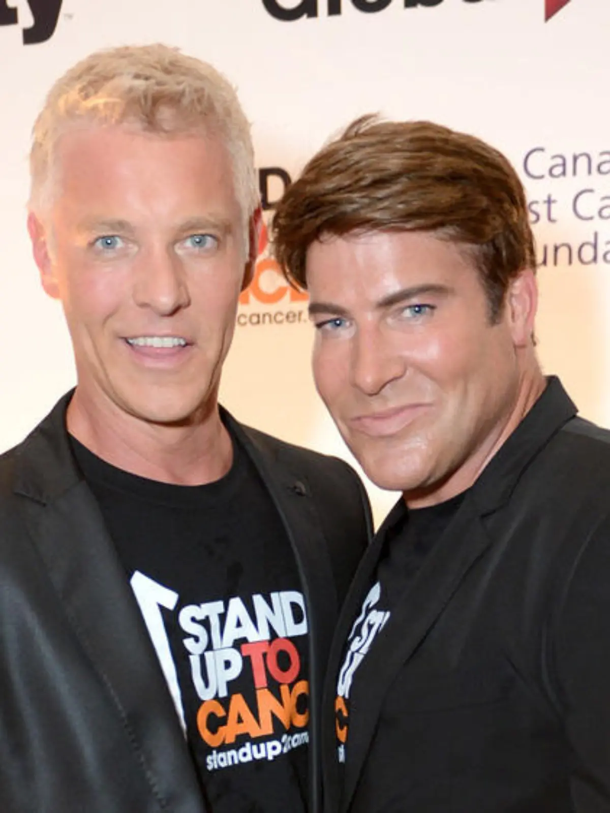 Chris Hyndman (r.) mit seinem Lebensgefährten und Co-Moderator Steven Sabados bei einem Charity Event in Toronto