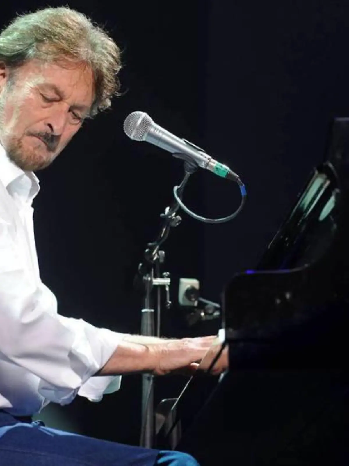 Rick Davies von Supertramp bei einem Auftritt in Genf im Oktober 2010