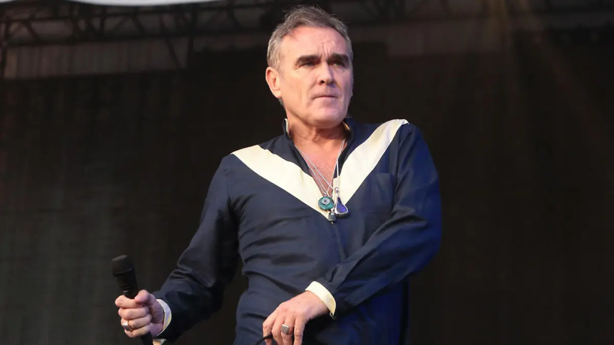 Sänger Morrissey bei einem Auftritt in Dover im Juni