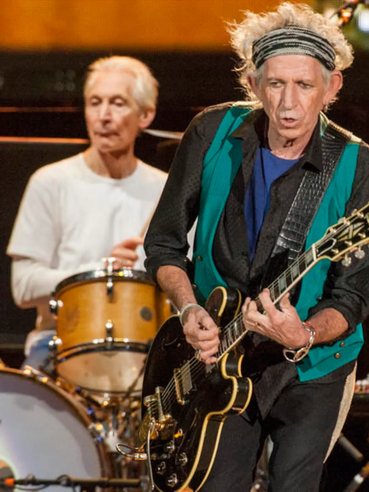 Keith Richards bei einem Auftritt im Juli 2015 in Quebec