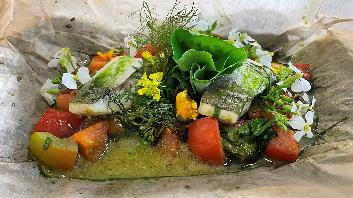 „Fisch en Papillote” heißt nichts anderes, als in Papierumschlag gegart.