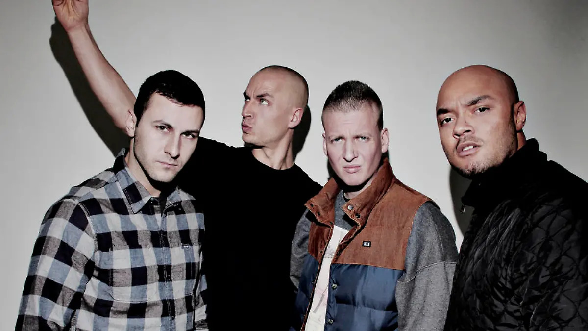 Die fantastischen Vier aus Kreuzberg, von links nach rechts: Sil-Yan, Maxim, Nico und Tarek