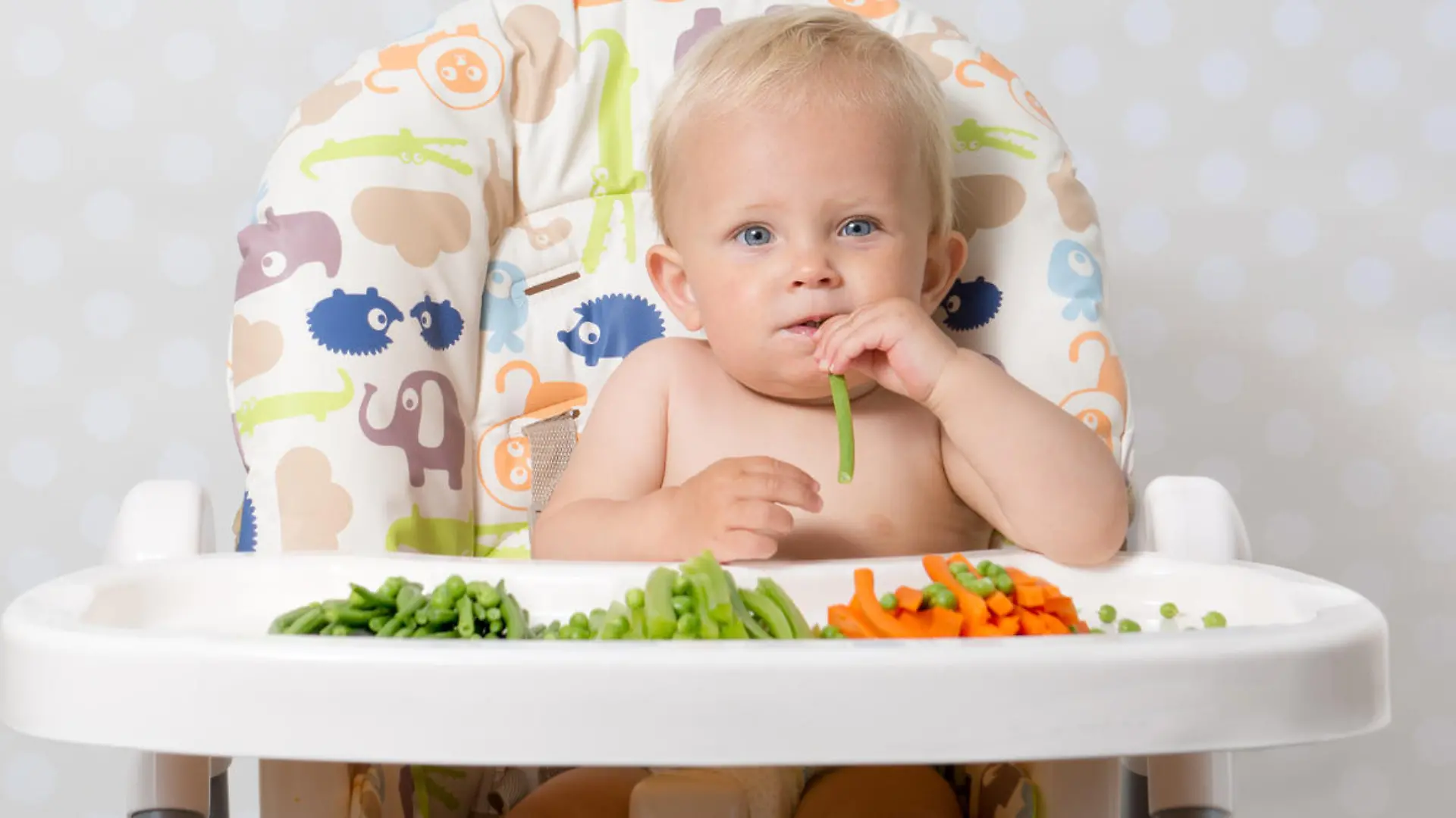 Babys droht Mangelernährung durch Rohkost statt Brei Ärzte warnen vor US-Trend 'Baby-led Weaning'