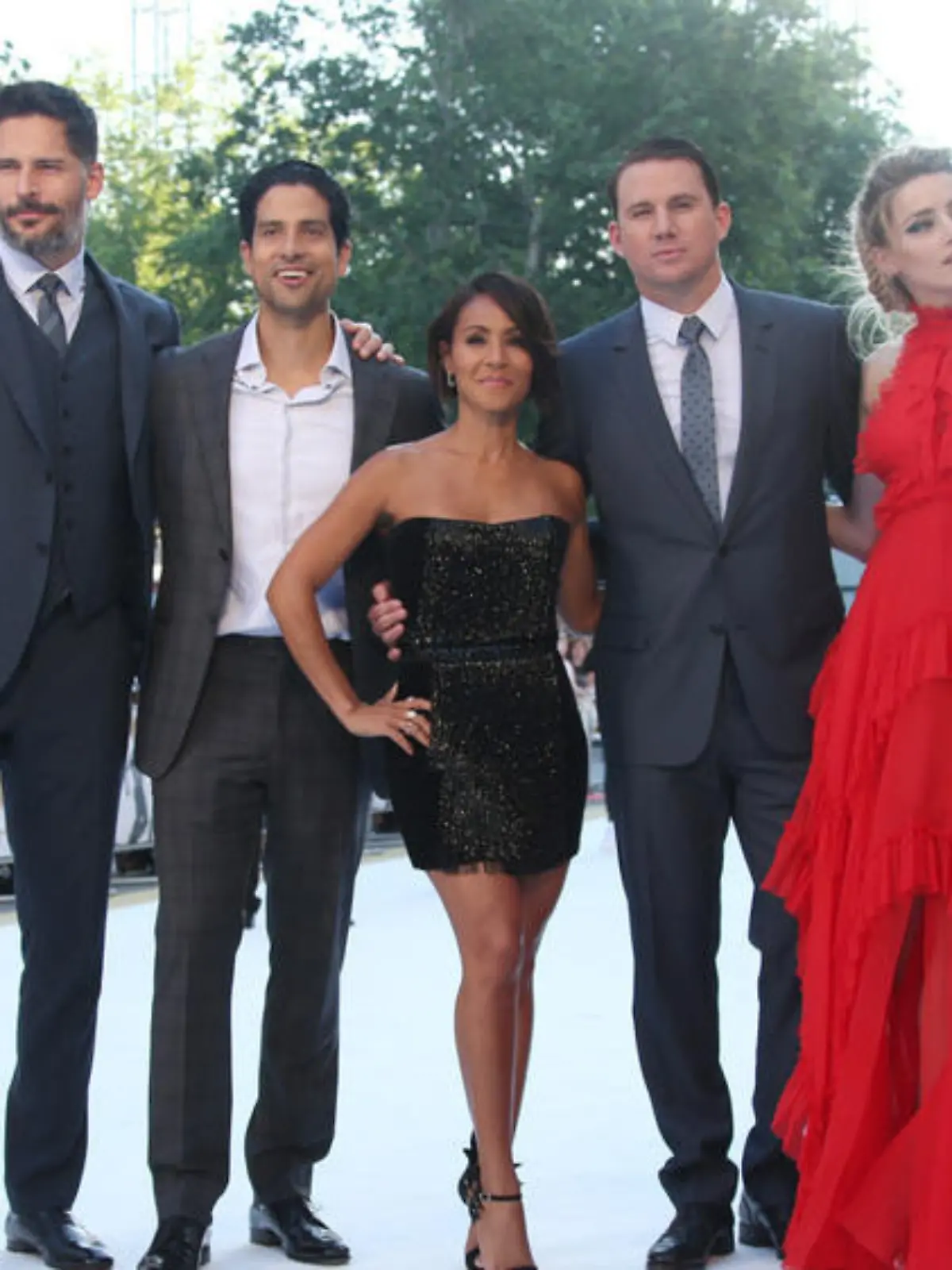 Schöne Menschen in Reih und Glied: Die Stars aus "Magic Mike XXL" in London