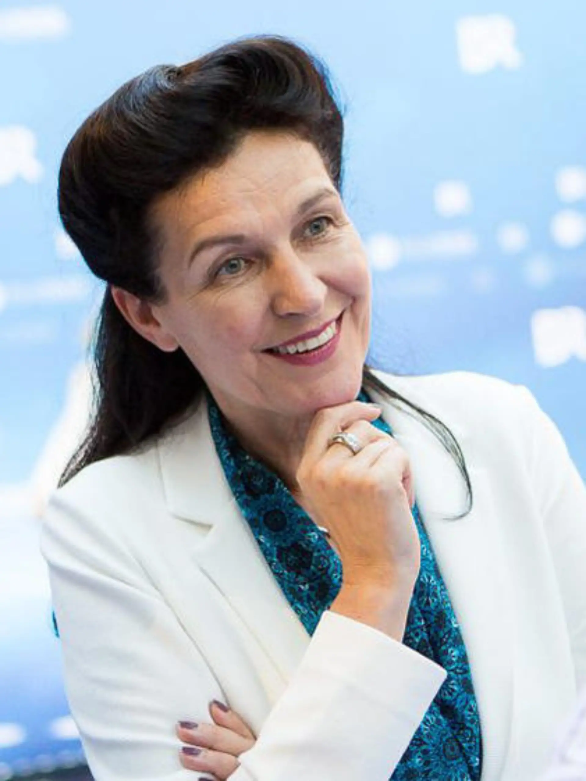 Beim BR hat sie viel bewegt: Fernsehdirektorin Bettina Reitz - hier im Gespräch beim BR-Telepool Empfang auf dem Münchner Filmfest