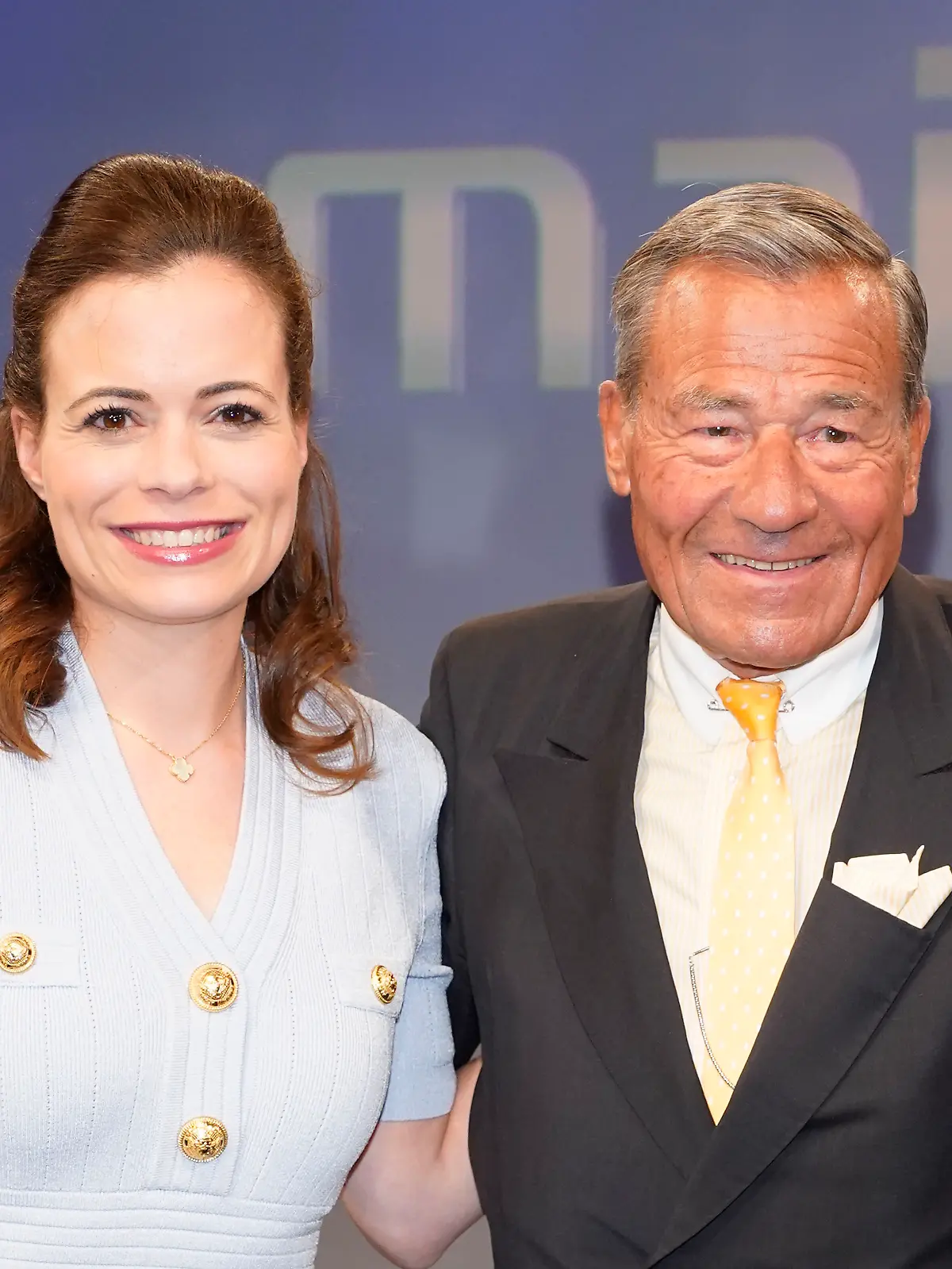 Wolfgang Grupp mit Tochter Bonita Grupp in der ARD-Talkshow ‘maischberger’ im Studio Berlin Adlershof. Berlin, 14.05.2025
