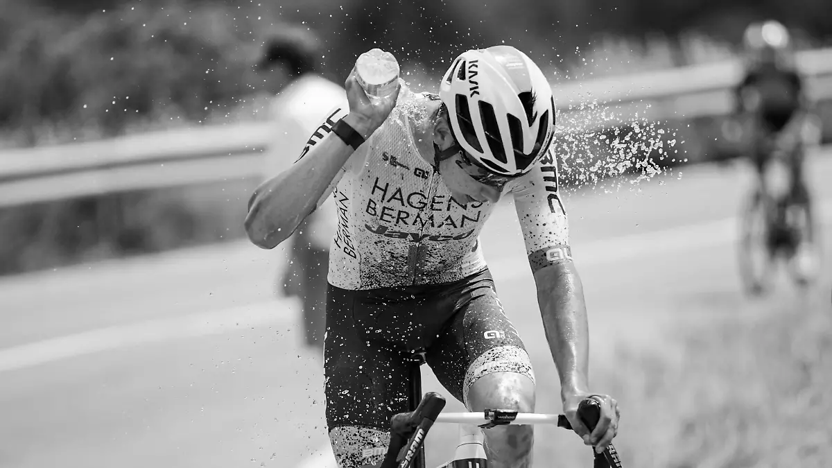 Samuele Privitera (Hagens Berman Jayco) during the 7th stage of the Giro Next Gen2024, from Montegrotto Terme to Zocca I