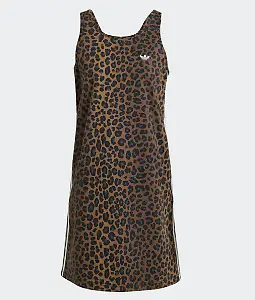 Adidas Originals Tanktop-Kleid mit Leo-Print