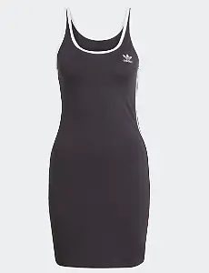 Adidas Adicolor Drei-Streifen Tanktop-Minikleid
