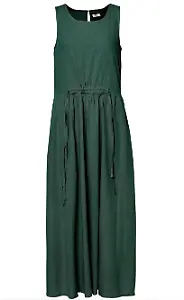 Maxikleid aus leichtem Leinen-Viskose-Mix