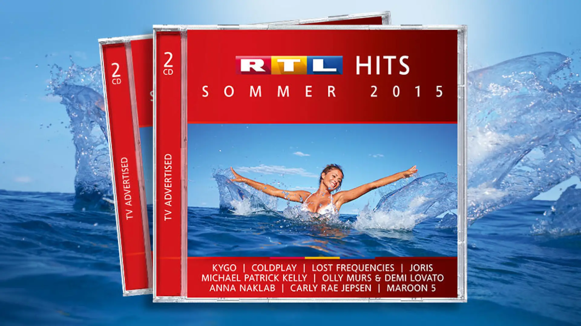Die Doppel-CD 'RTL Hits Sommer 2015' ist ab sofort überall erhältlich.