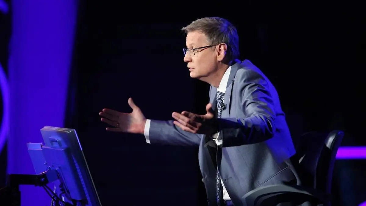 Günther Jauch in seinem Element