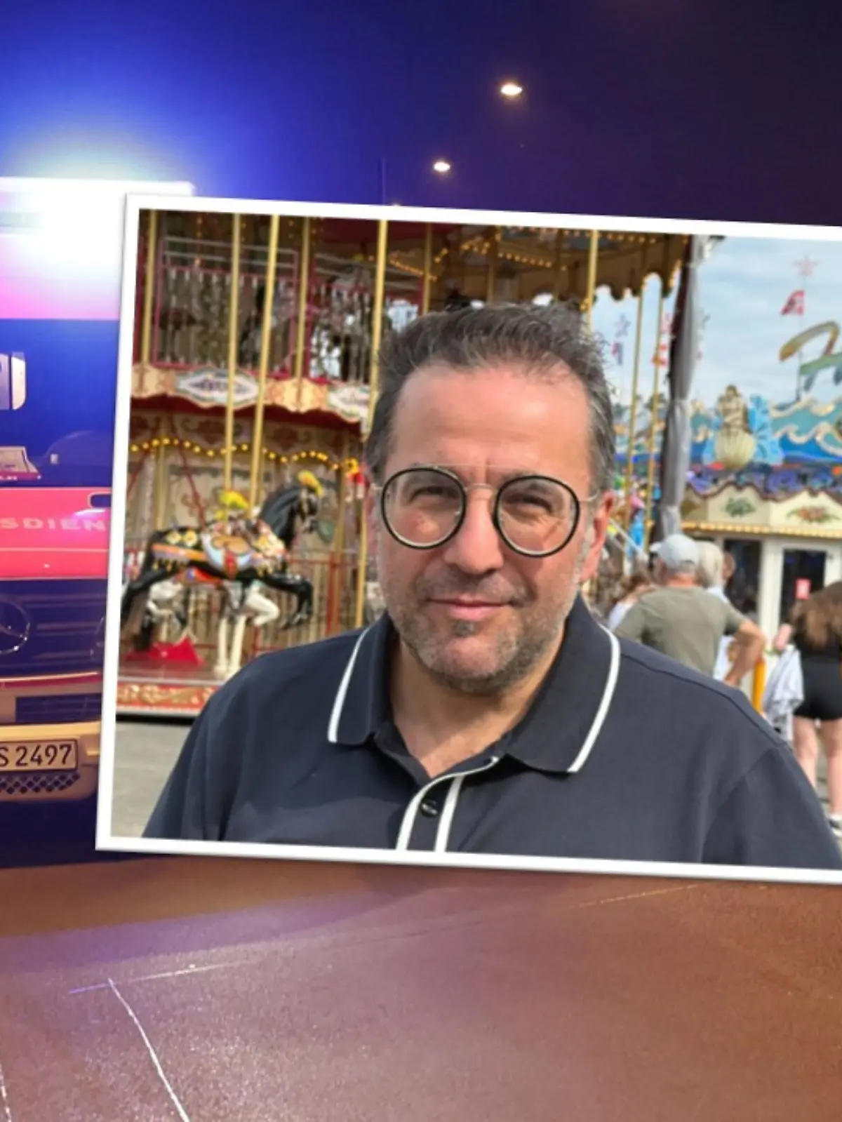 Ammar Ghouzi ist Notarzt und zufällig mit seiner Familie auf der Düsseldorfer Rheinkirmes, als das Feuerwerk explodiert
