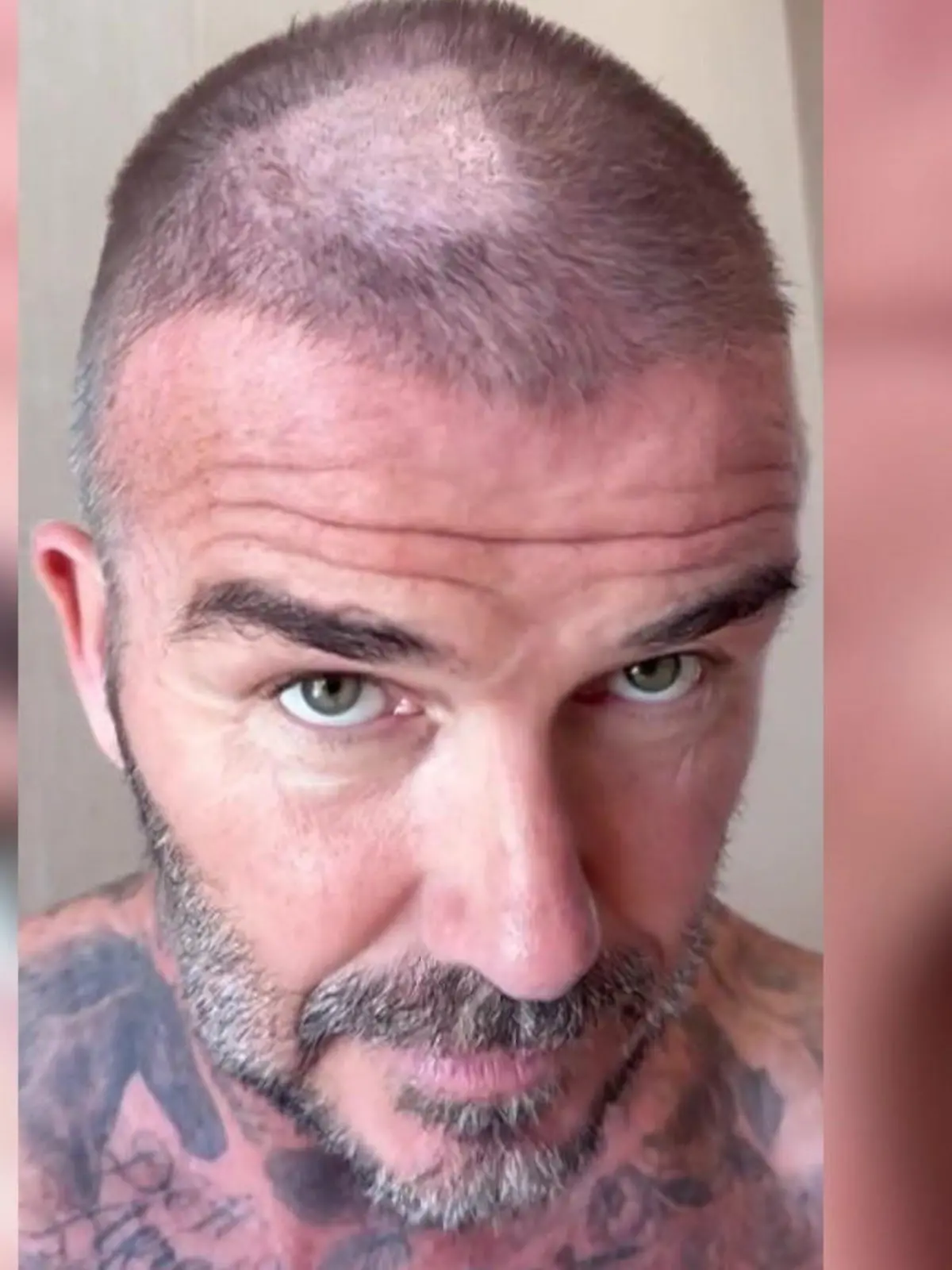 Bild zu: "Plötzlich kahl! Fieser Haar-Fail bei David Beckham"