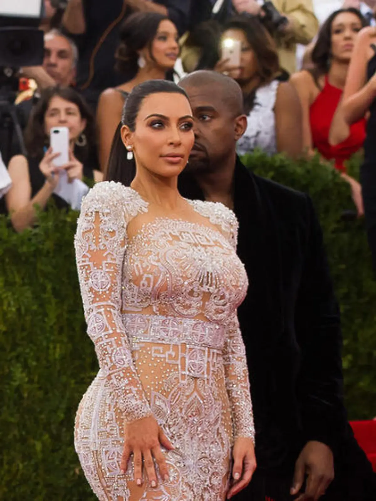 Kim Kardashian und Kanye West bei der MET-Gala in New York im Mai