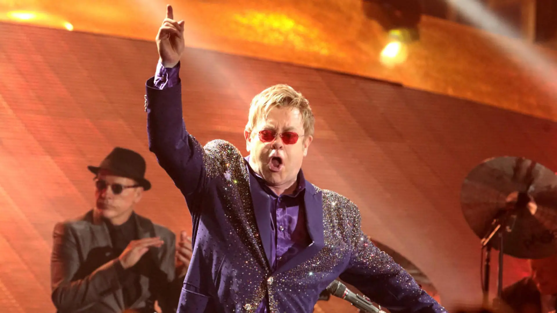 Elton John bei einem Konzert in Reading, Pennsylvania
