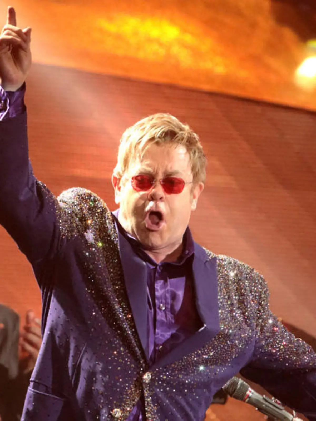 Elton John bei einem Konzert in Reading, Pennsylvania