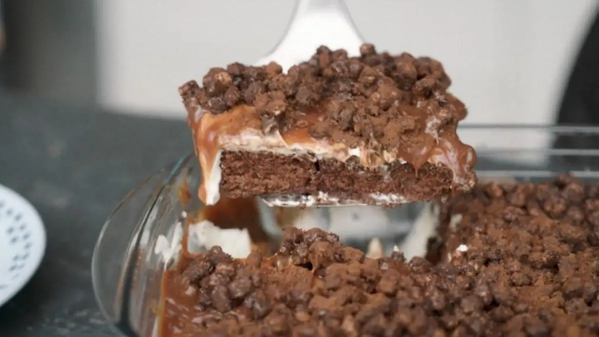 Schokokuchen mit Crunch