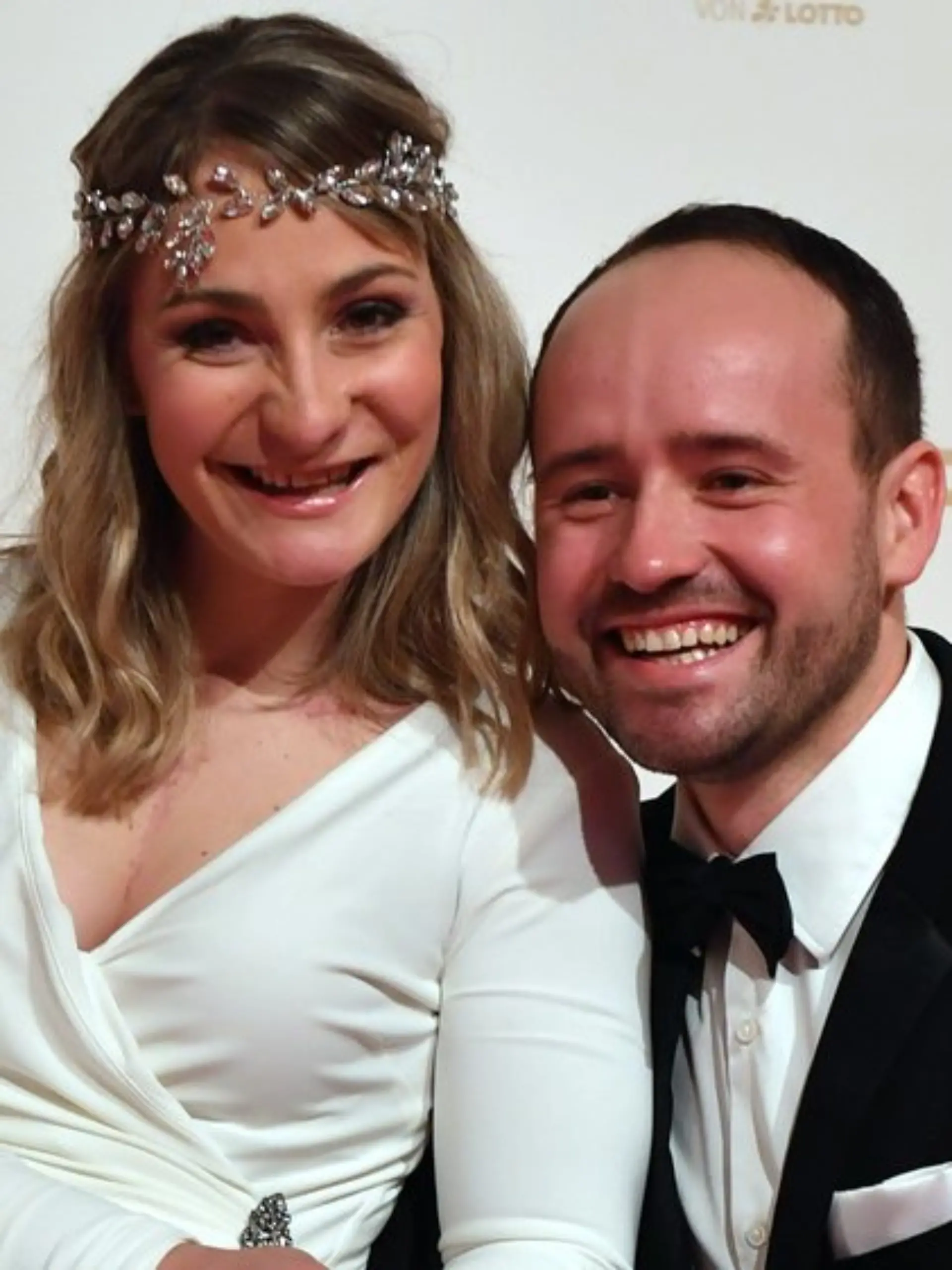 Kristina Vogel und ihr Partner Michael 
