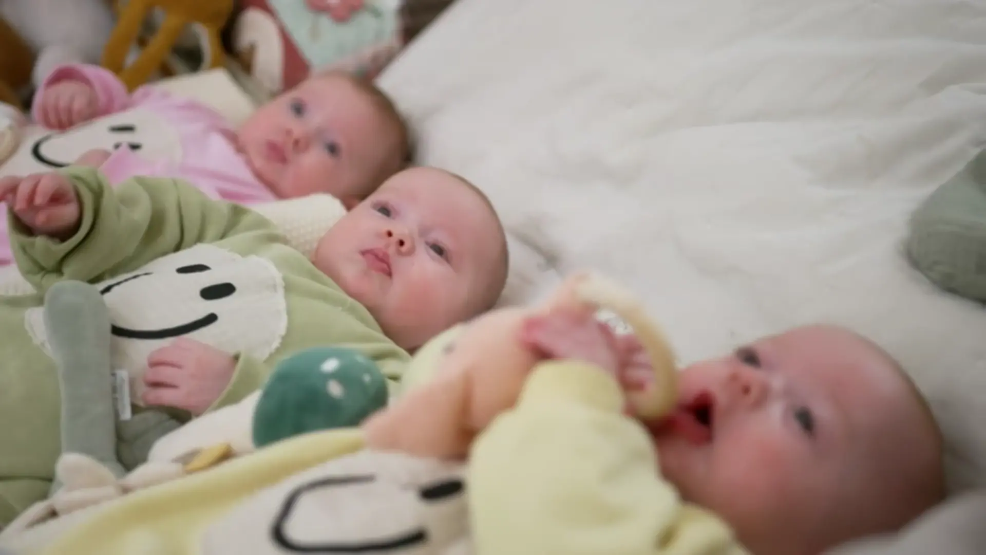 Liv, Emyle und Lucien kommen gesund zur Welt.