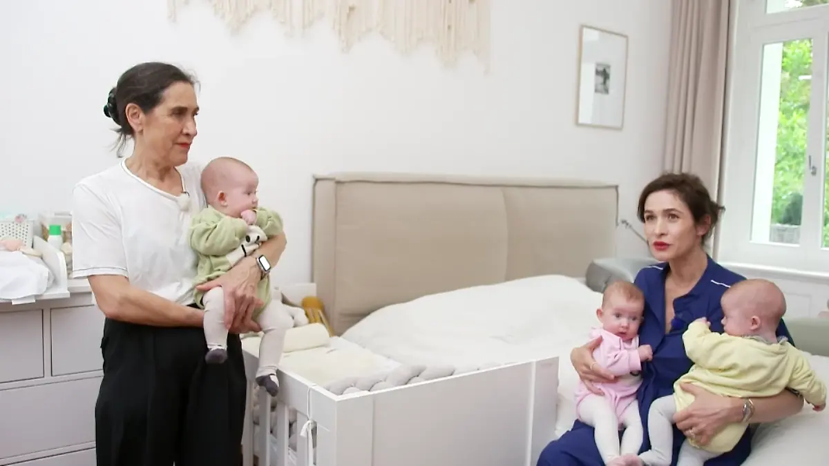 Mutter Rosa unterstützt ihre Tochter Caro wo sie kann.