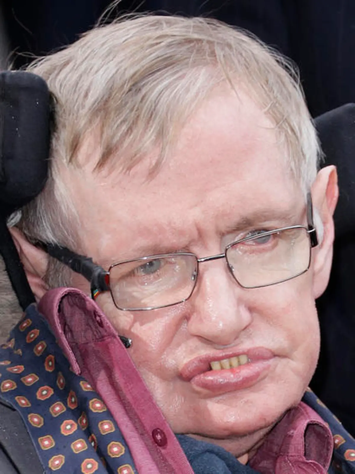 Einer, der die schwarzen Löcher kennt: Professor Stephen Hawking im März in London