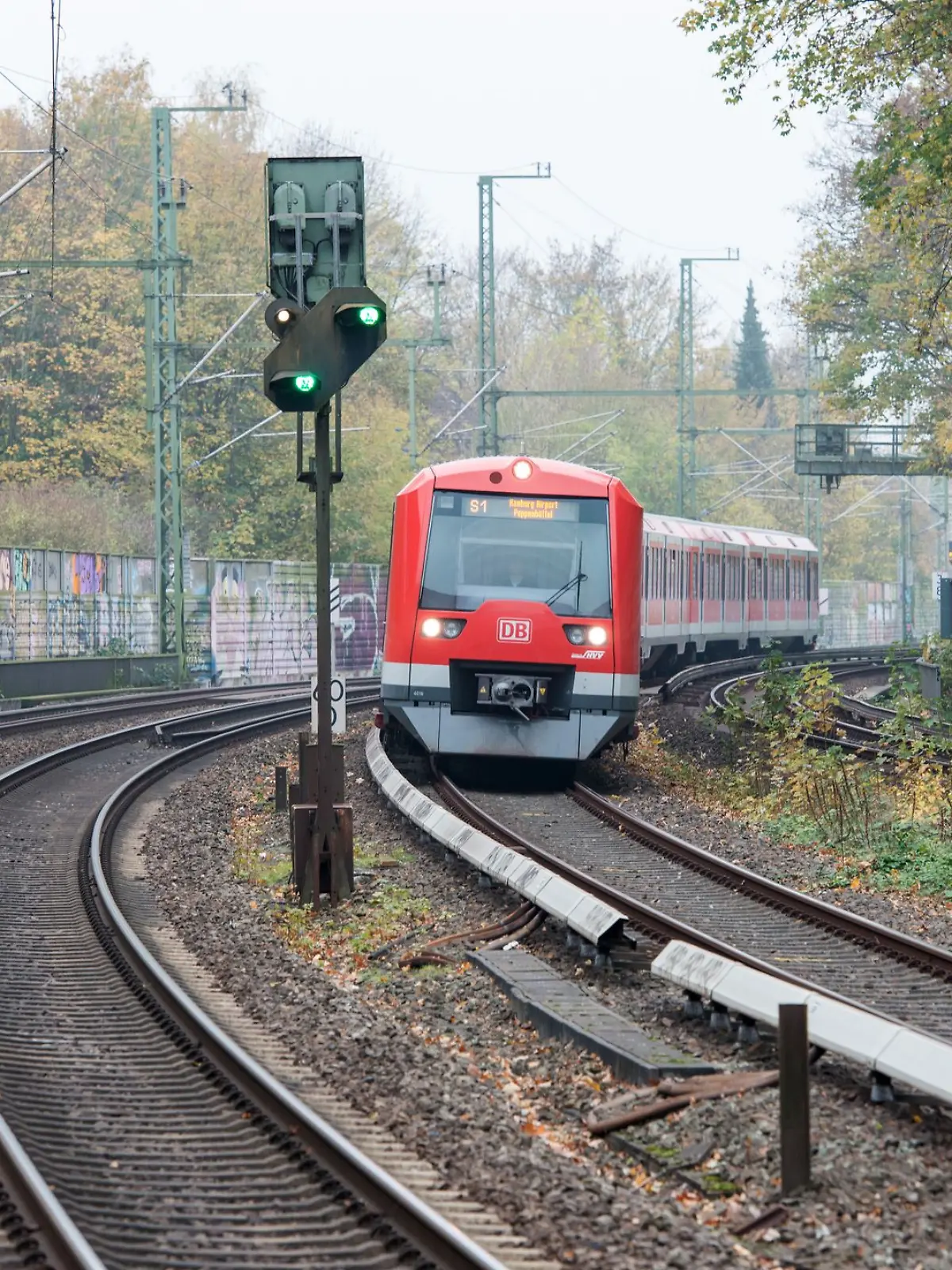 Zwei Jungen wurden im Gleisbereich nahe Ohlsdorf entdeckt – dort aßen sie Süßigkeiten. (Symbolbild)