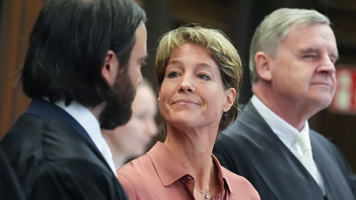 Christina Block weist von sich, die Entführung in Auftrag gegeben zu haben.