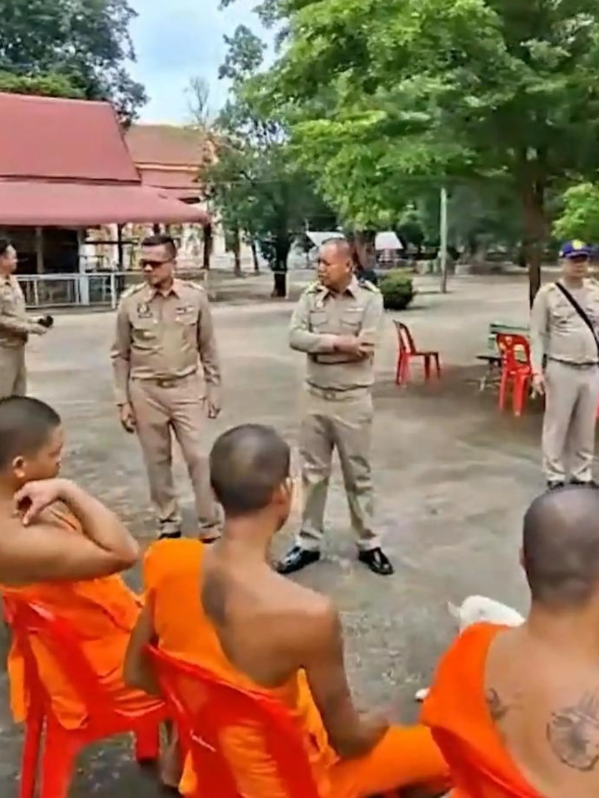 Razzia in Tempel