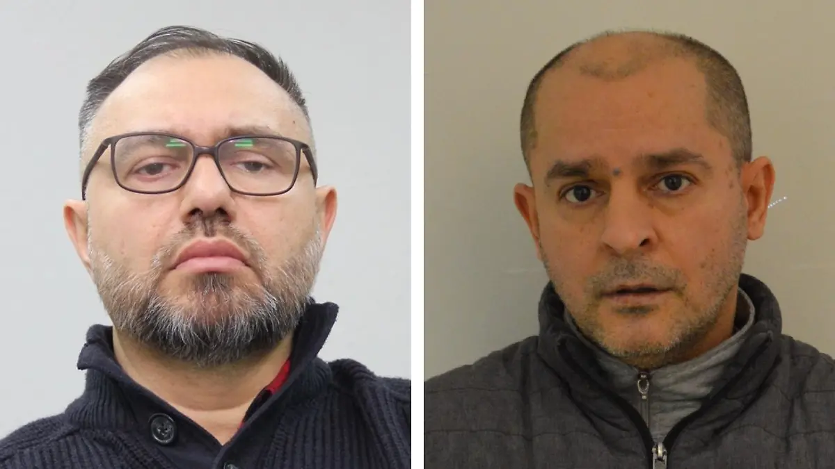 Ibus Drmaku und Racip Sabanovic gucken nicht nur angespannt in die Kamera. Sie sind auch gefährlich und die Polizei fahndet nun nach ihnen.