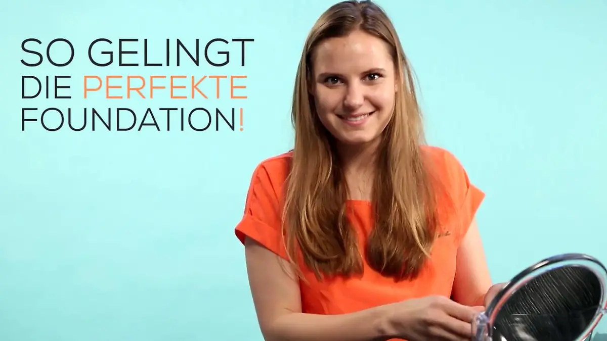 Foundation richtig auftragen - so geht's Nie wieder fleckiges Make-up!
