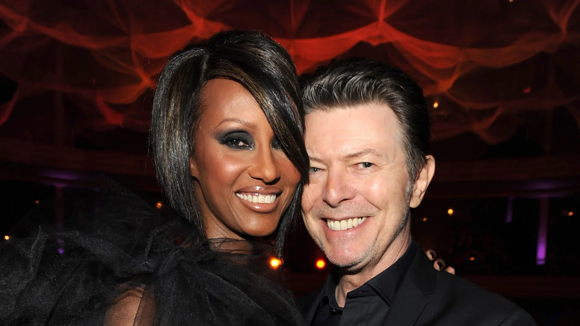 Iman Abdulmajid und David Bowie