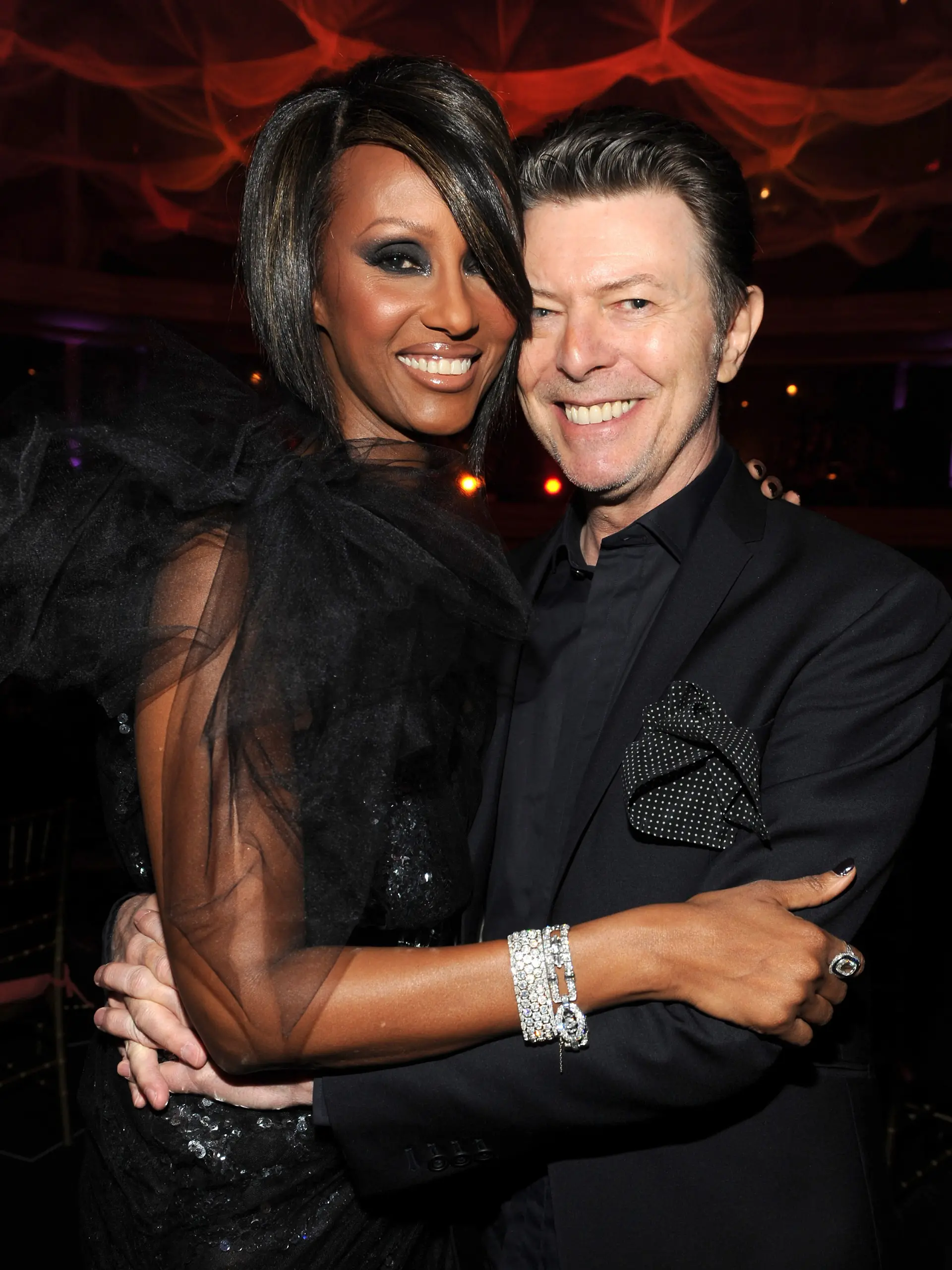 Iman Abdulmajid und David Bowie