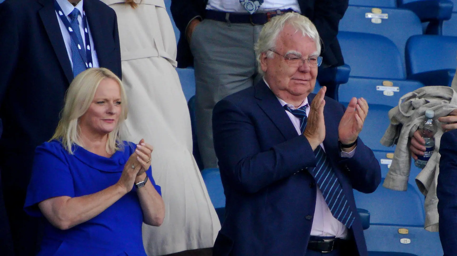 Everton v Nottingham Forest - Premier League - Goodison Park Everton Chairman Bill Kenwright right after the Premier League match at Goodison Park, Liverpool. Picture date: Saturday August 20, 2022. EDITORIAL USE ONLY No use with unauthorised audio, video, data, fixture lists, club/league logos or live services. Online in-match use limited to 120 images, no video emulation. No use in betting, games or single club/league/player publications. PUBLICATIONxNOTxINxUKxIRL Copyright: xPeterxByrnex 68400264