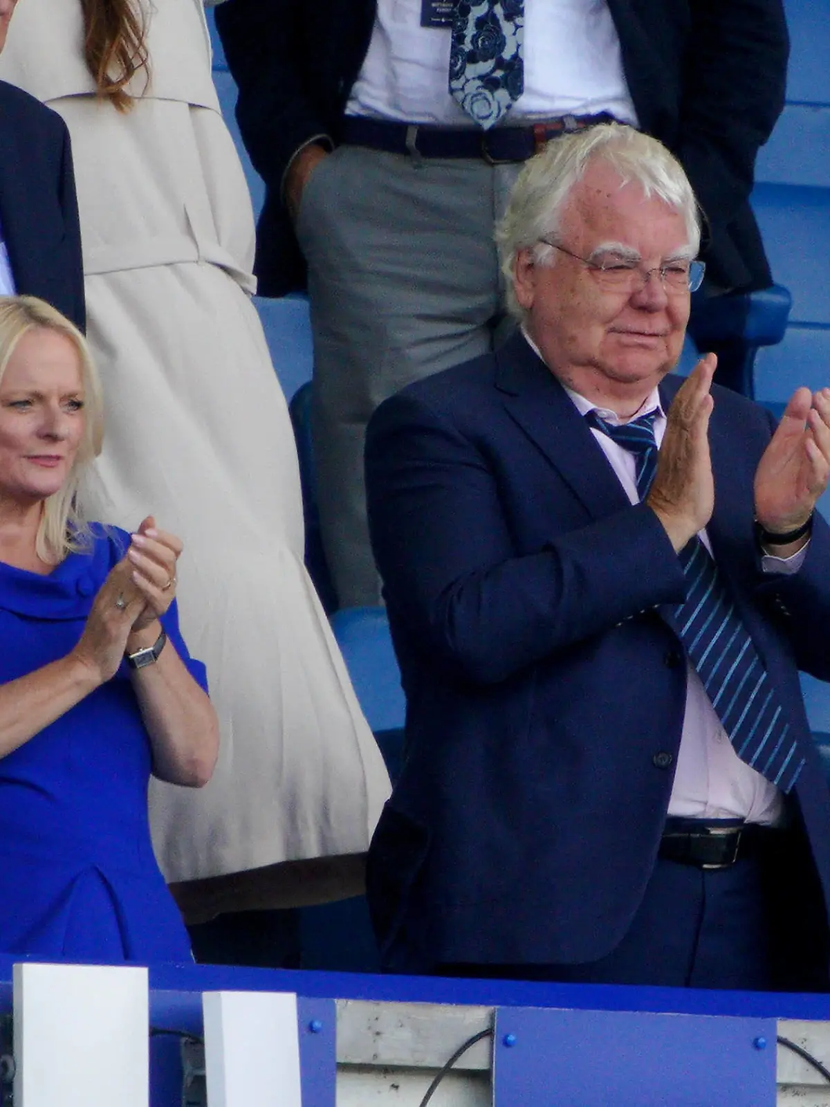 Everton v Nottingham Forest - Premier League - Goodison Park Everton Chairman Bill Kenwright right after the Premier League match at Goodison Park, Liverpool. Picture date: Saturday August 20, 2022. EDITORIAL USE ONLY No use with unauthorised audio, video, data, fixture lists, club/league logos or live services. Online in-match use limited to 120 images, no video emulation. No use in betting, games or single club/league/player publications. PUBLICATIONxNOTxINxUKxIRL Copyright: xPeterxByrnex 68400264 