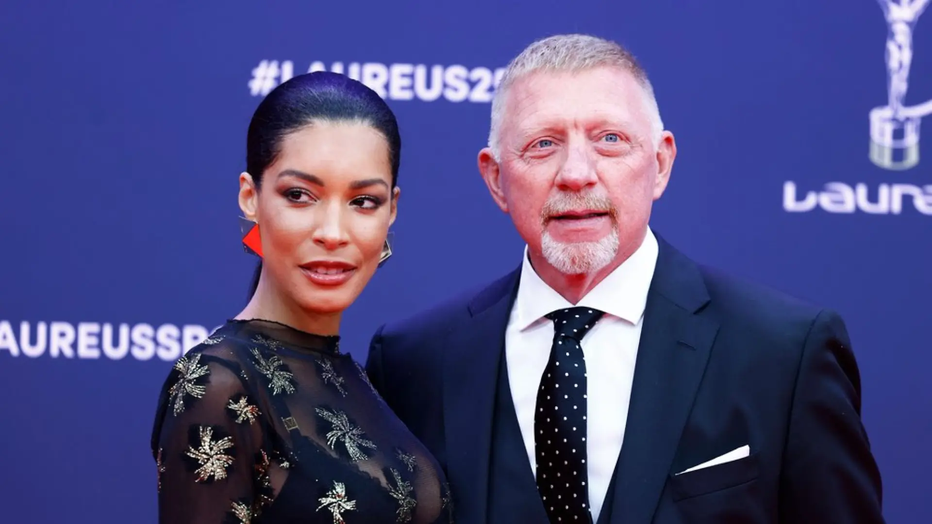 Lilian de Carvalho Monteiro und Boris Becker