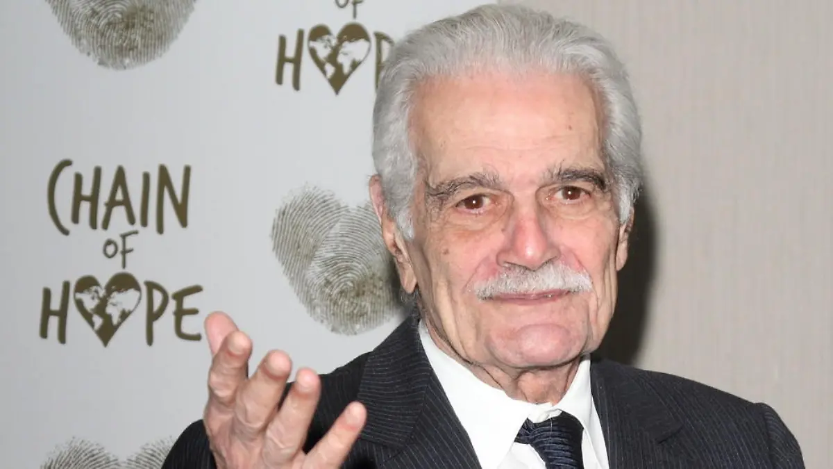 Omar Sharif bei einer Londoner Wohltätigkeitsveranstaltung im November 2014