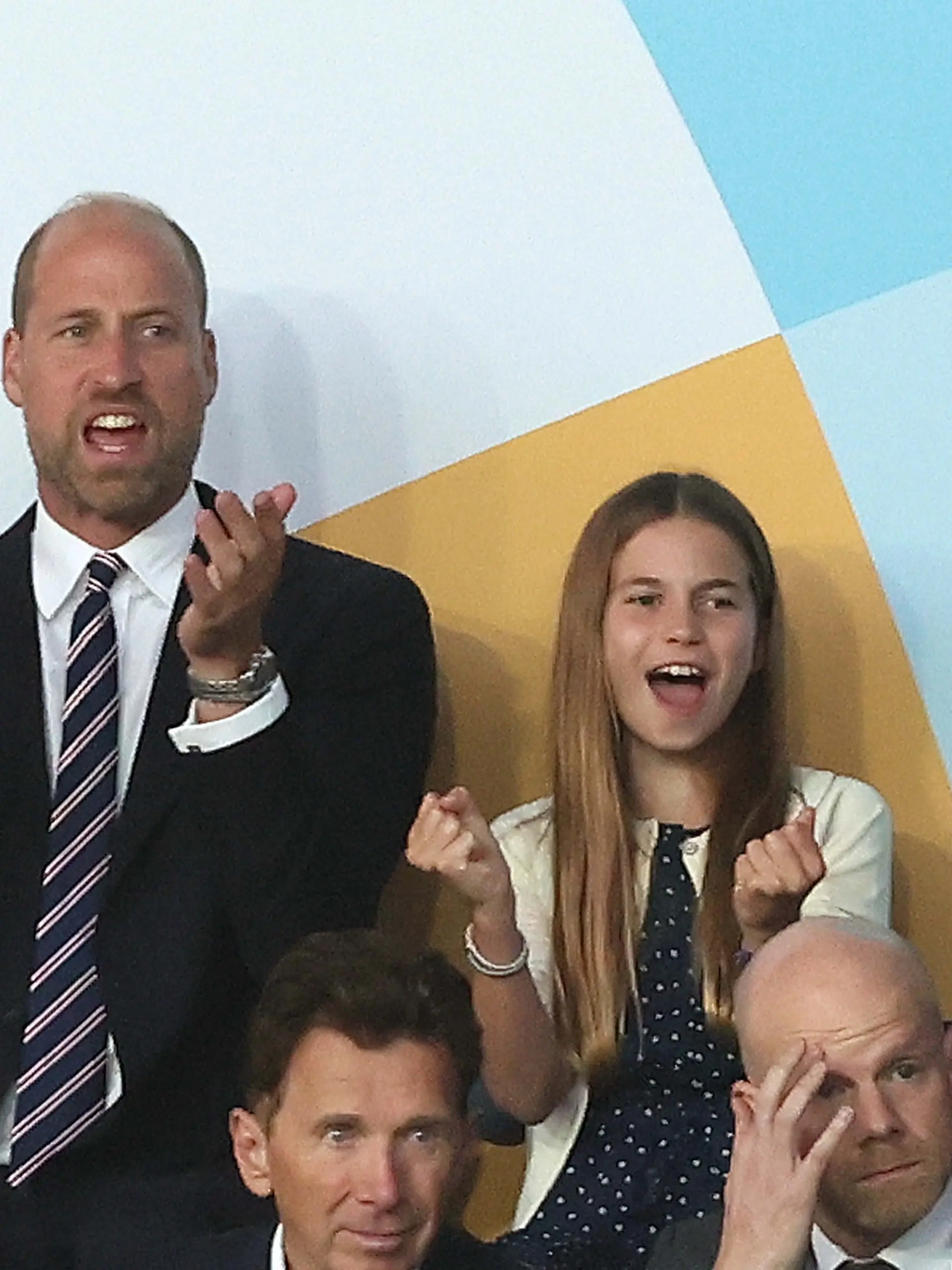 Prinzessin Charlotte mit Papa Prinz WIlliam