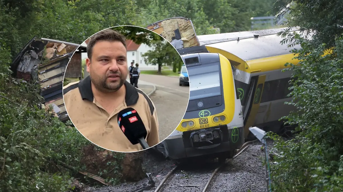 Johannes Figel sah die Folgen des tödlichen Zugunglücks bei Riedlingen mit eigenen Augen.