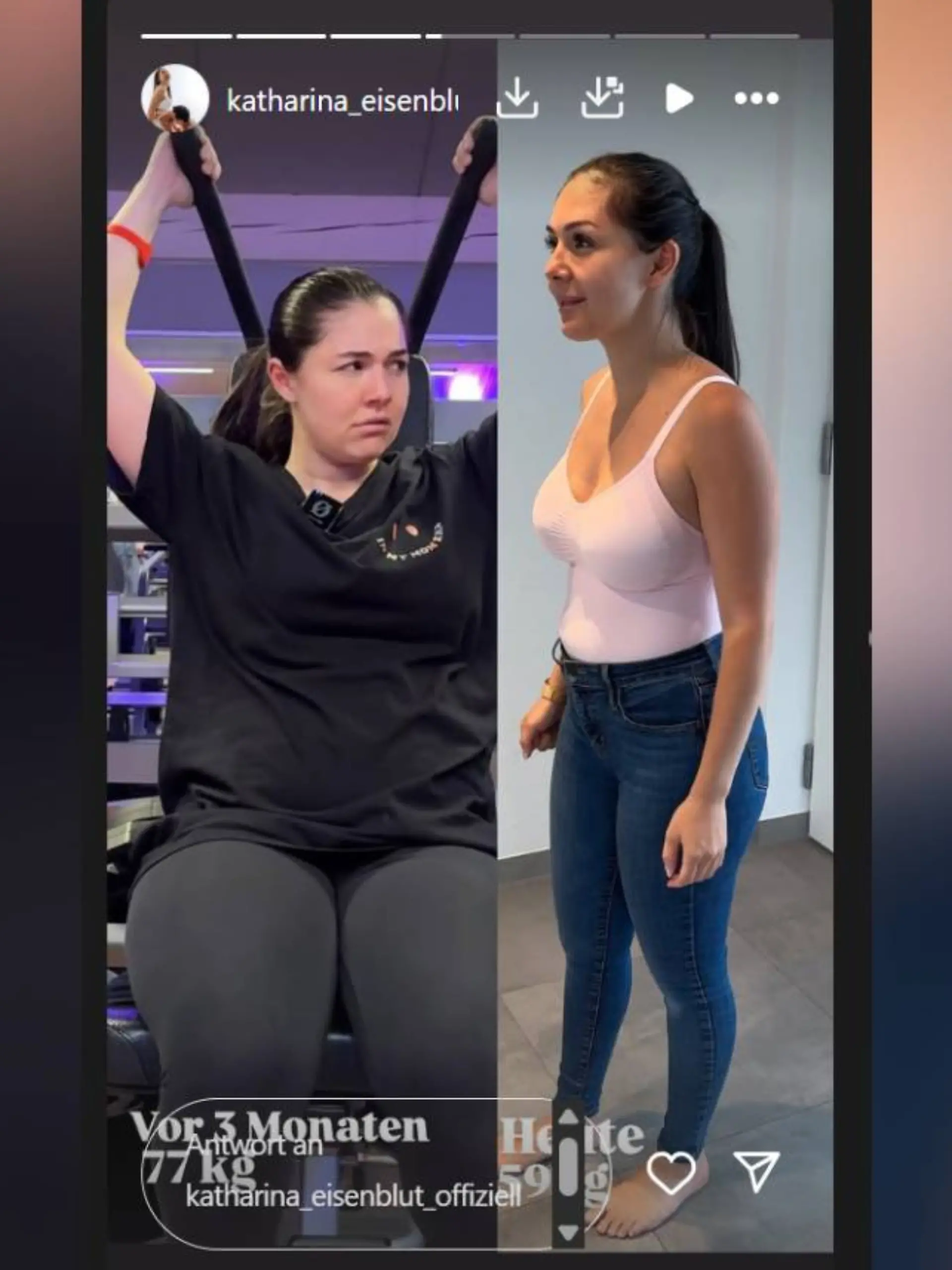 Katharina Eisenblut hat 21 Kilo abgenommen