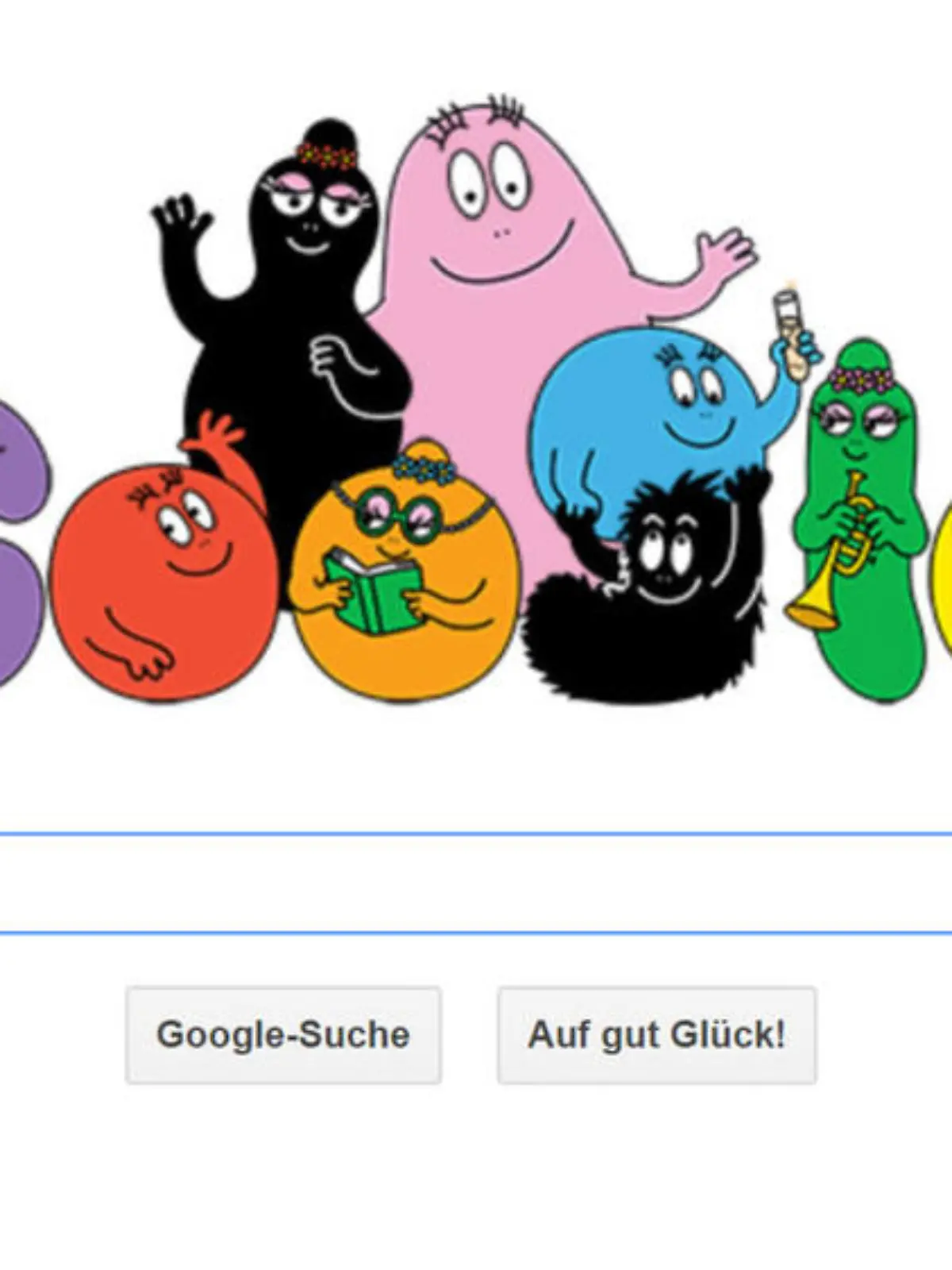 Die Barbapapas als Google Doodle