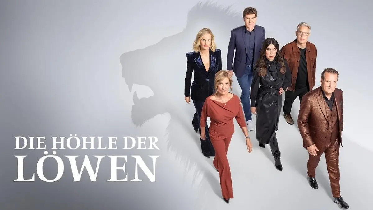 V.o.l.: Jana Ensthaler, Carsten Maschmeyer, Dagmar Wöhrl, Judith Williams, Frank Thelen und Ralf Dümmel.