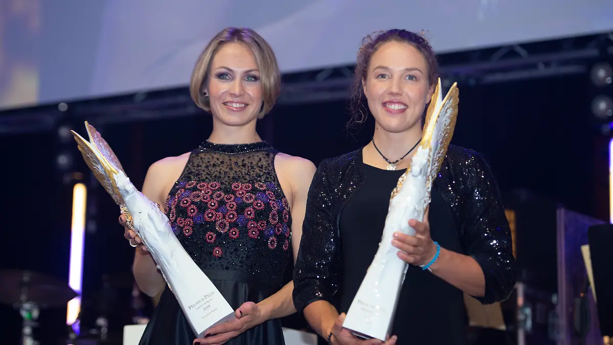 Magdalena Neuner und Laura Dahlmeier werden 2019 als „Legenden des Sports” ausgezeichnet