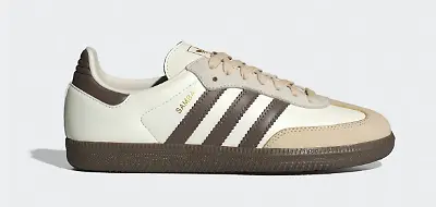 Adidas Samba OG Schuh mit braunen Streifen