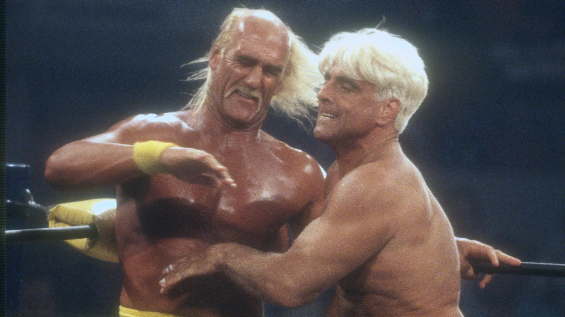 Hulk Hogan und Ric Flair gemeinsam im Wrestlingring