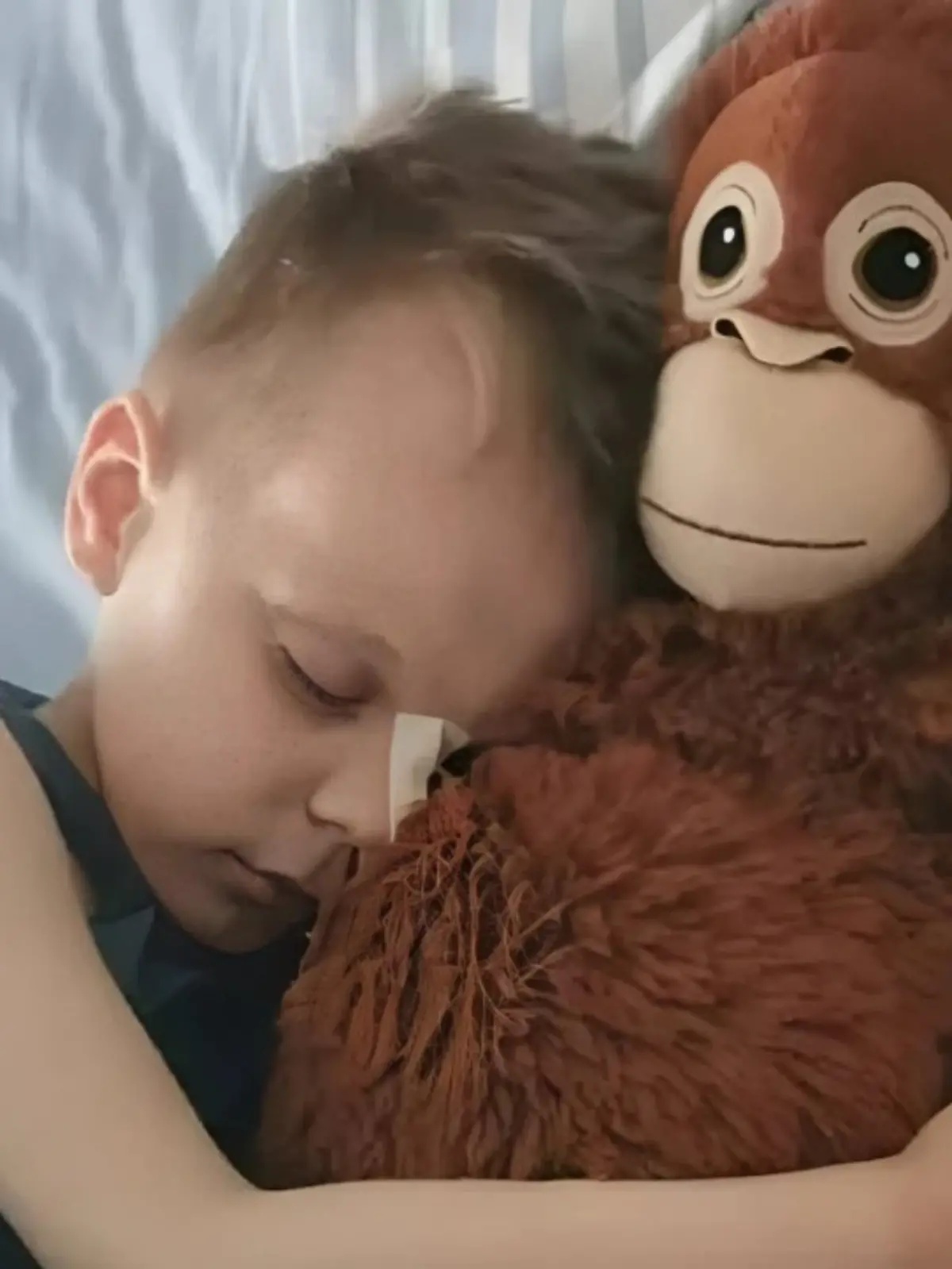 Finn (7) hat einen gefährlichen Krebs.