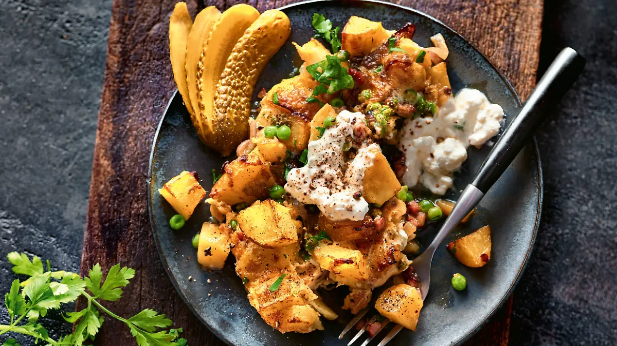 Bauernfrühstück mit Hirtenkäse von Christian Henze