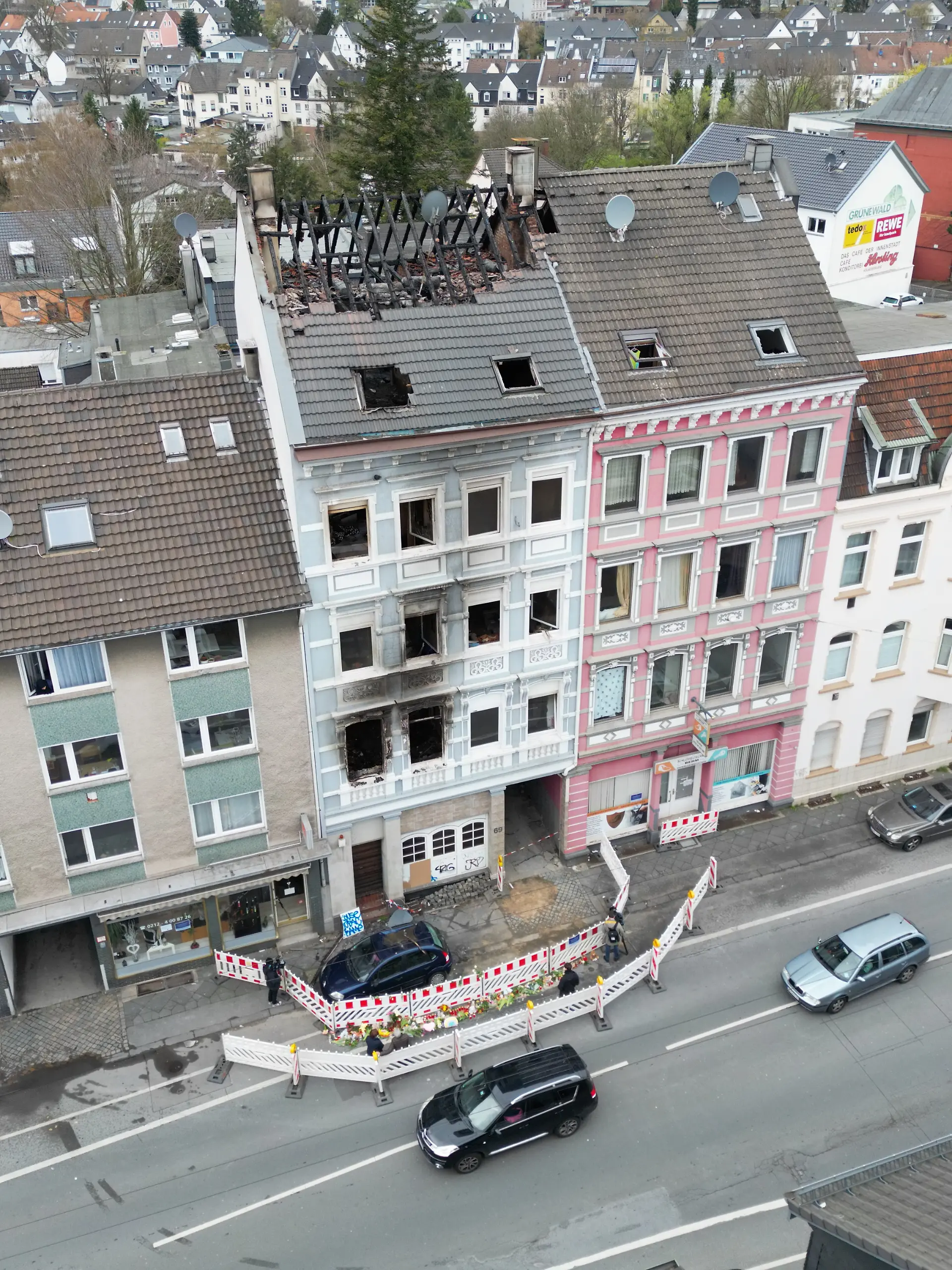 In diesem Haus lebte die Familie.