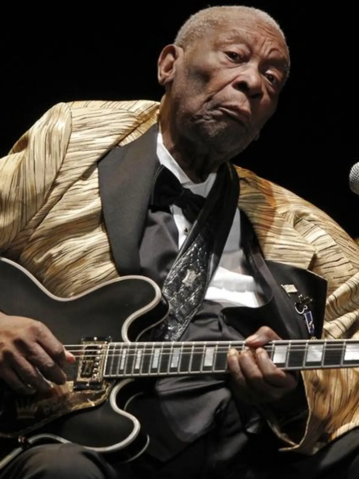 B.B. King 2014 bei einem Konzert in Tennessee