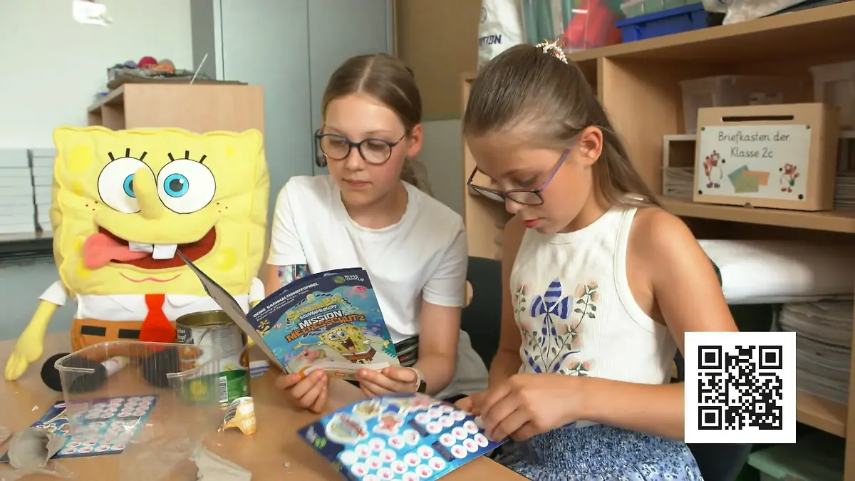 Upcycling-Spaß beim SpongeBob-Umwelt-Lernprojekt Update: "Die gute Minute"